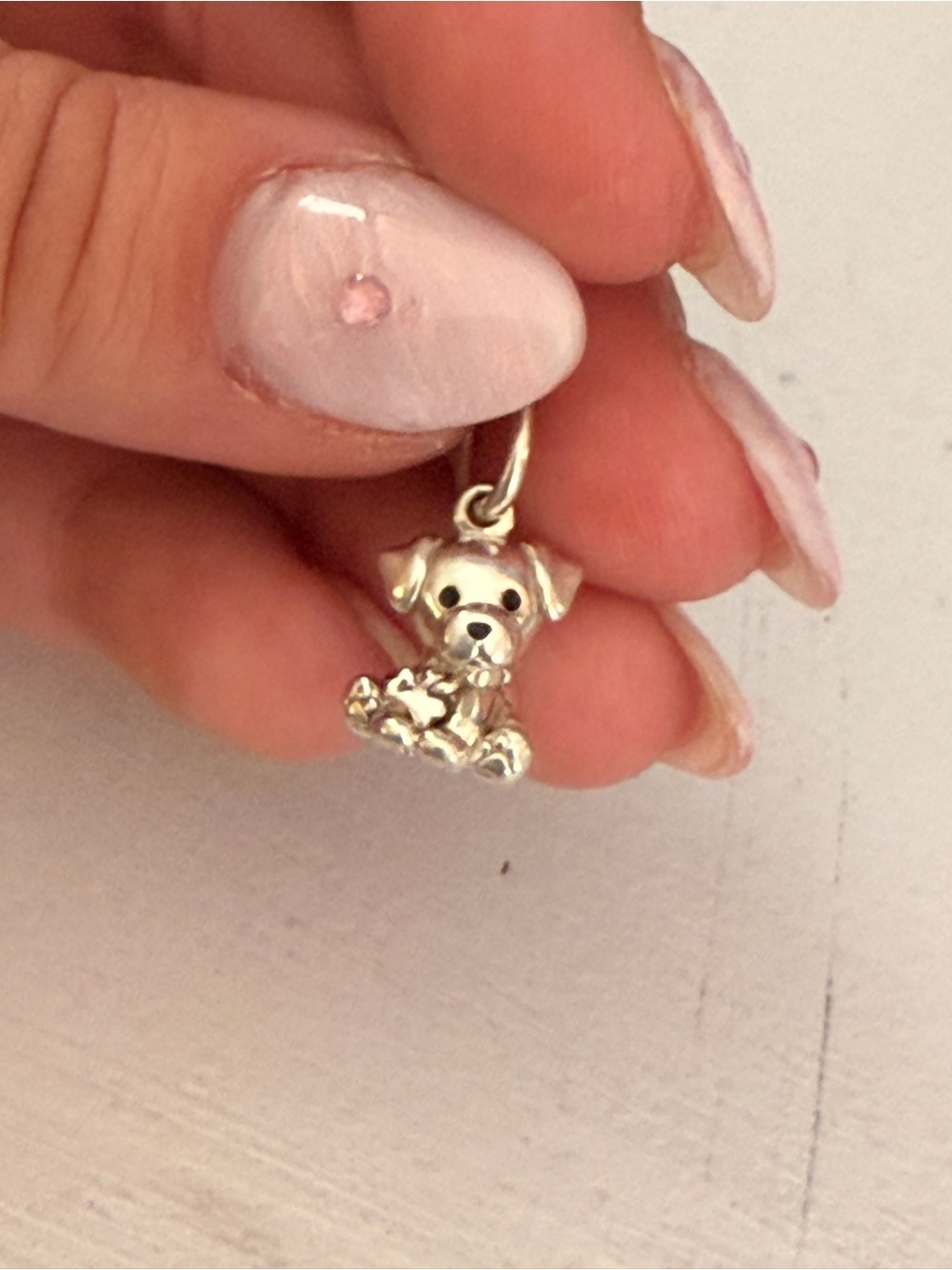 Pandora Silver Puppy Charm - Silver